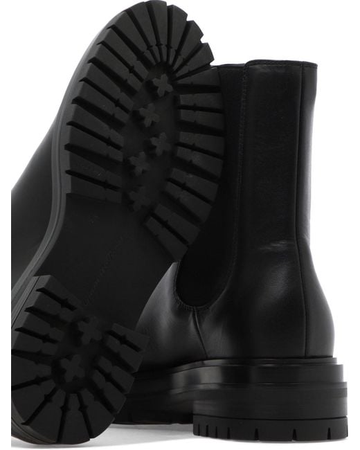 Gianvito Rossi Black "Chester" Ankle Boots