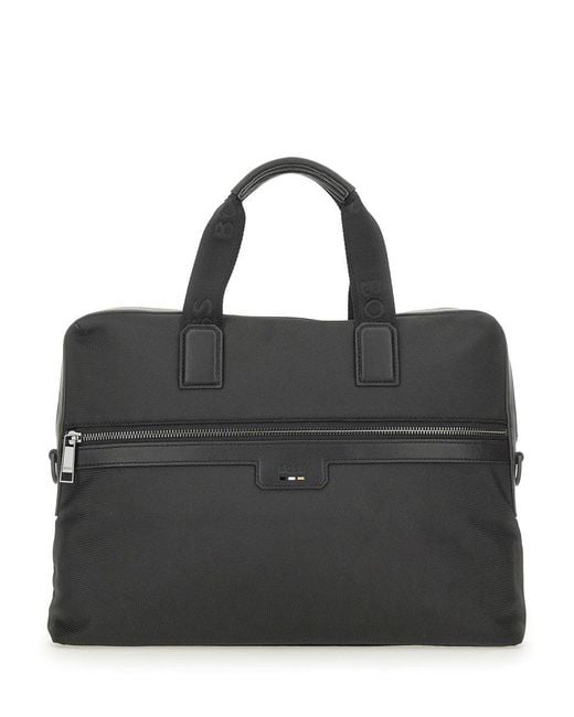 Boss Black "Ray" Bag With Shoulder Strap