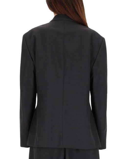 Lemaire Black Wool Blend Jacket