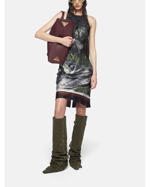 The Attico Black Mini Dress