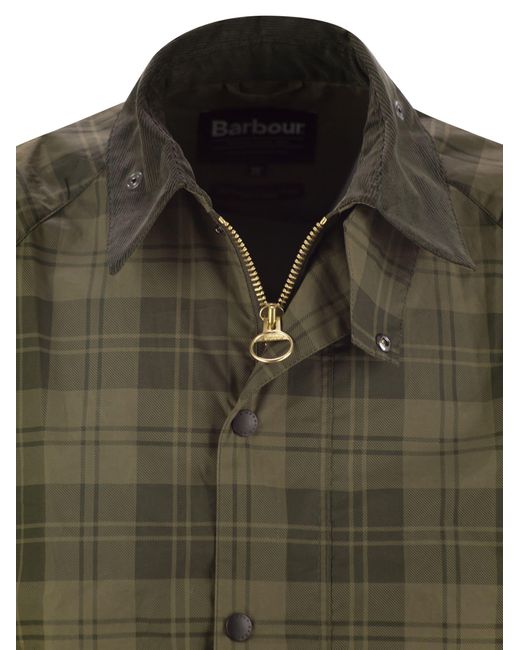 Barbour Transport Checked Jacke in Green für Herren