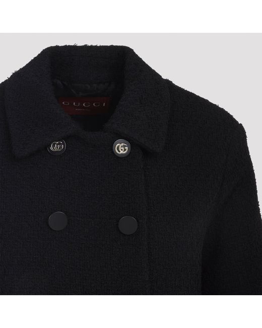 Gucci Black Wool Blend Blazer