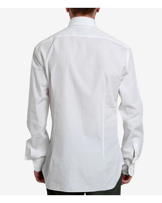 Barba Napoli Shirts Wit in het White voor heren