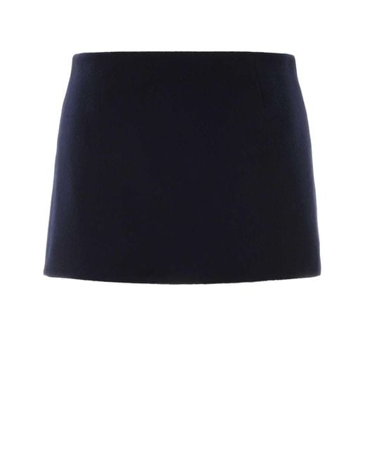 Miu Miu Blue Gonne