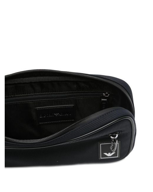 Emporio Armani Black Logo Bum Bag