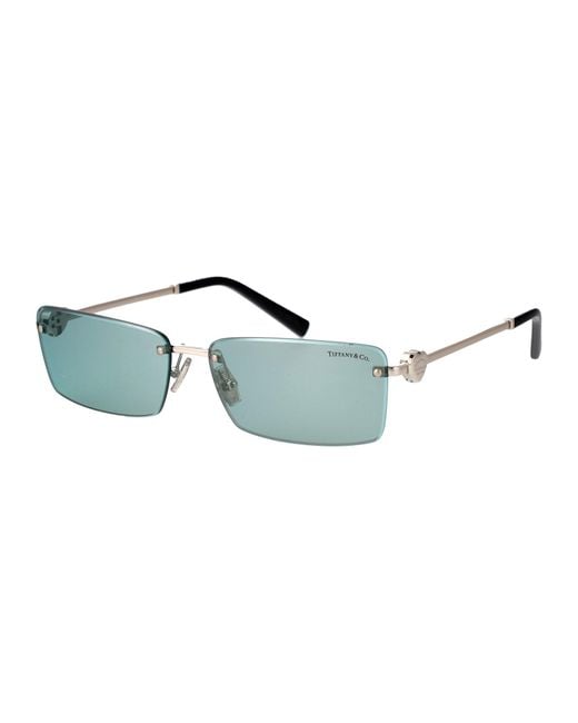 Tiffany & Co Blue Squared Sunglasses 0 Tf3108 B 62227 C