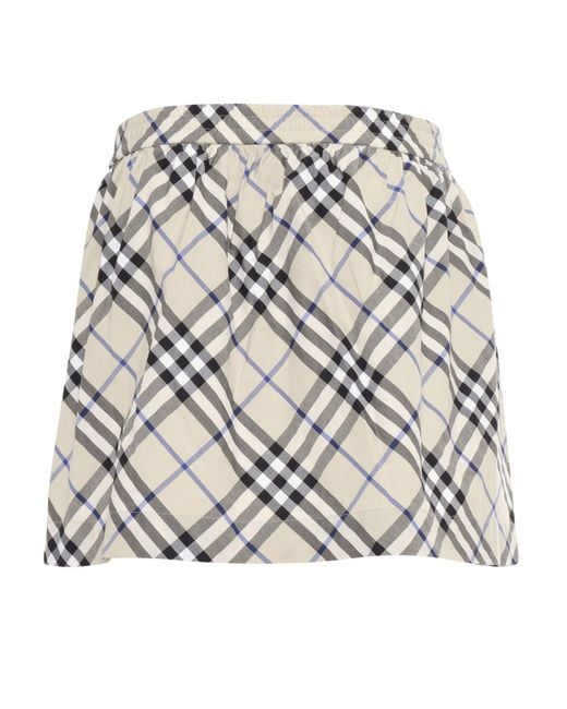 Burberry Gray Kid Girl Skirts