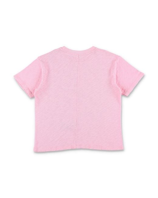 American Vintage Pink T Shirts And Polos