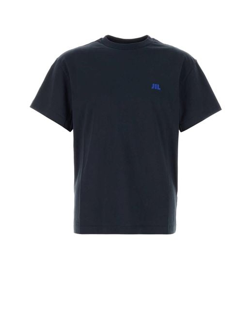 Jil Sander Blue Midnight Cotton T Shirt