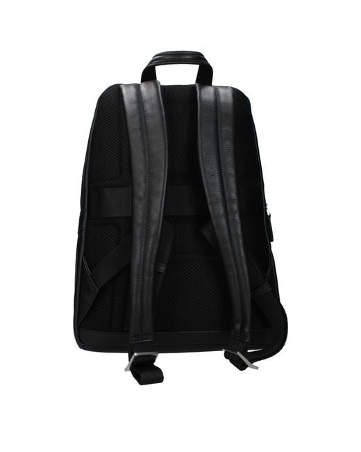 Piquadro Black Backpacks And Waist Bags Leather