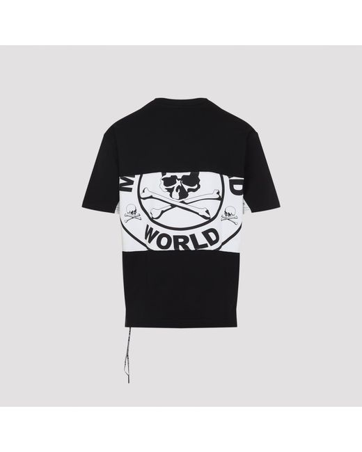 MASTERMIND WORLD Horizontale Blocket T-shirt in het Black voor heren