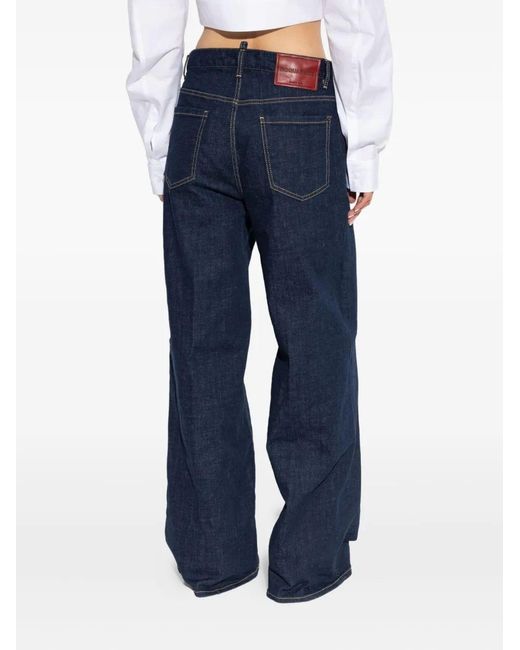 DSquared² Blue Pants 5 Pockets