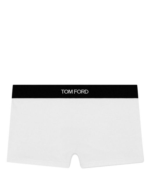 Tom Ford White Boxers With Logo