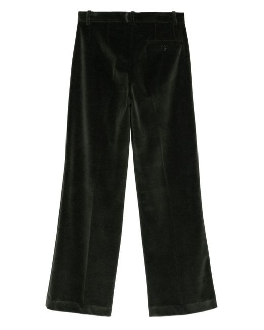 Circolo 1901 Cotton Wide Leg Broek in het Black