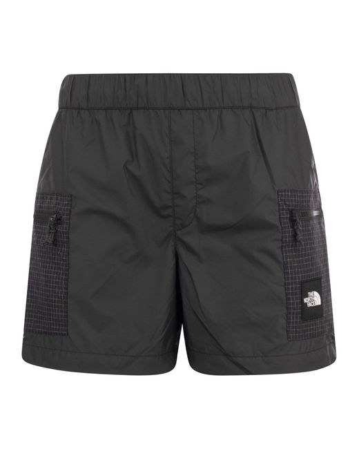 The North Face Gray Convin Shorts In Breathable Fabric