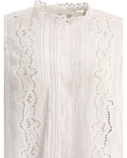 Camicetta Kubra di Isabel Marant in White