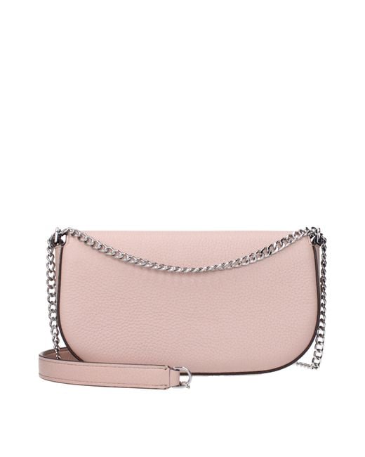 Tory Burch Pink Borse A Tracolla Chelsea Donna Pelle Rosa/Argento