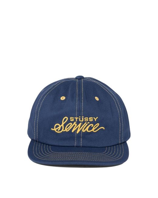 Stussy Blue Service" Trucker Cap for men