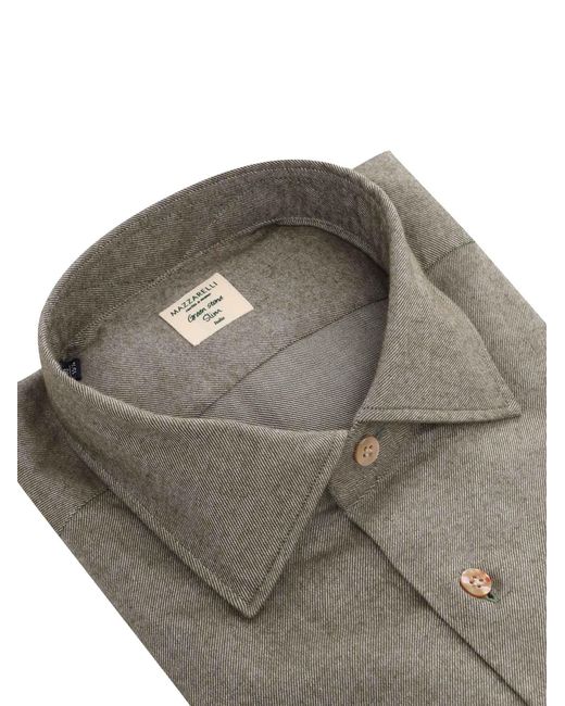 MAZZARELLI CAMICIE Gray I'M Not Going Anywhere