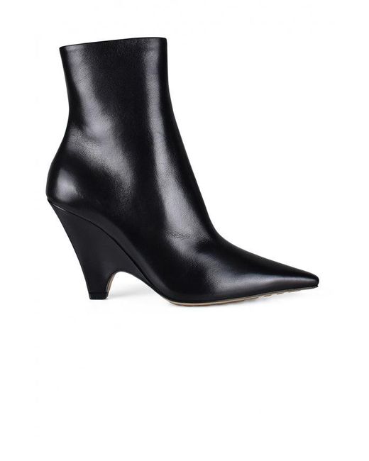 Bottega Veneta Black Punta Boots