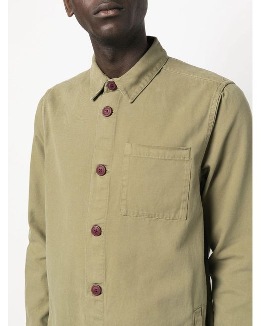Barbour Green Washed Overshirt