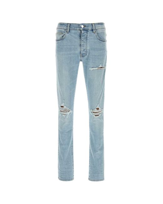 Amiri Blue Skinny Jeans for men