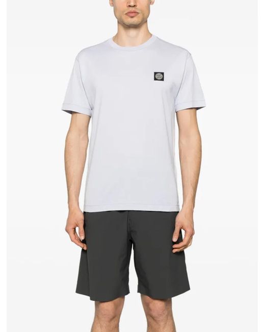 Stone Island T Shirts En Polos in het White voor heren