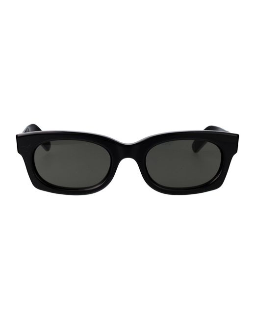 Retrosuperfuture Black Rectangular Sunglasses B5 B Blk