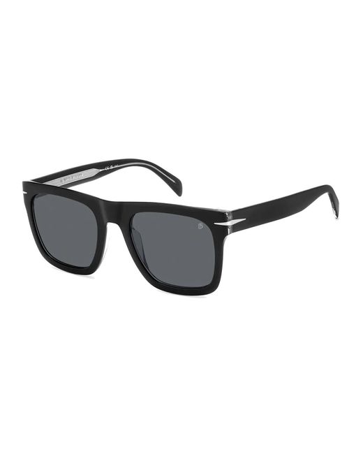 David Beckham Black Db7000/S Flat Sunglasses
