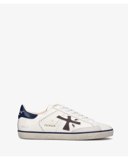 Premiata White Steven for men