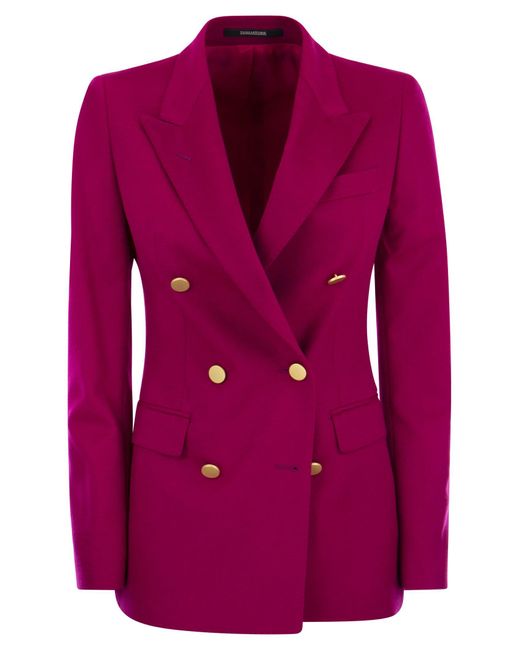 Veste en coton de Paris Tagliatore en coloris Purple