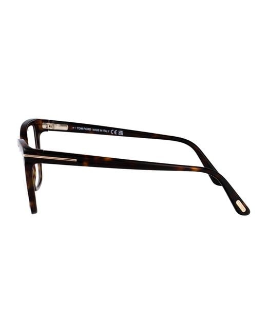 Tom Ford Brown Sunglasses Ft5812-B Acetate Glasses & Frames