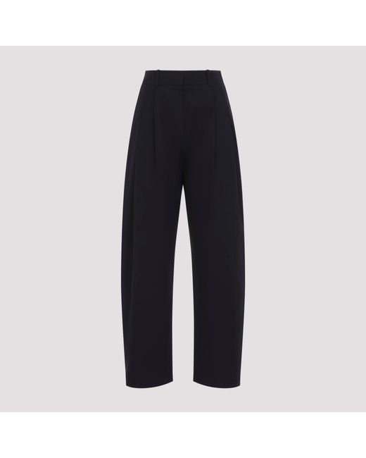 Studio Nicholson Blue Sperro Double Pleat Cotton Pant