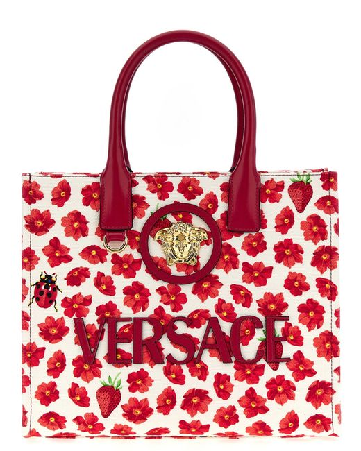 Versace Red Schopper-Tasche "La Medusa"