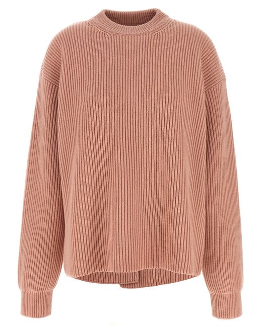 Jil Sander Crewneck -trui in het Pink