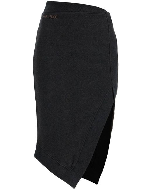 La Gonna Midi Asimmetrica Di Attico High Waled di The Attico in Black