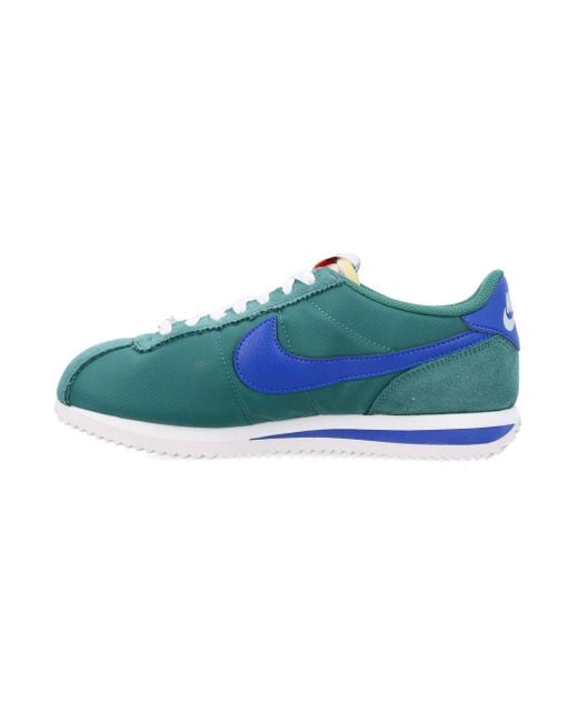 Nike Blue Cortez Vintage Wildleder- Und Nylon-Sneakers