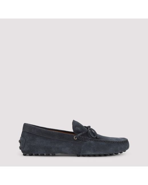 Tod's Blue Loafers
