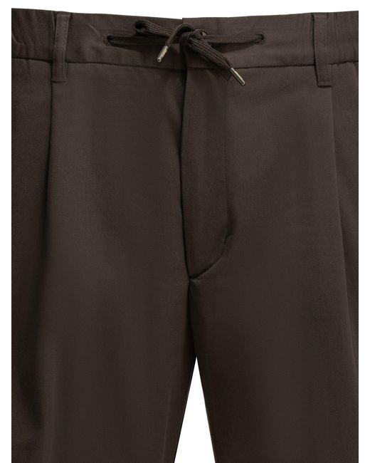 Herno Katoenen Cargoshort in het Gray
