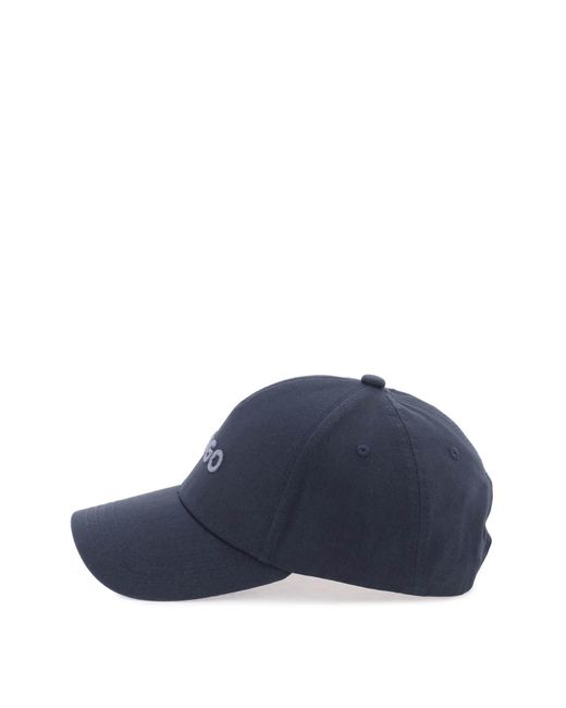 HUGO "jude Borduurde Logo Baseball Cap Met in het Blue voor heren