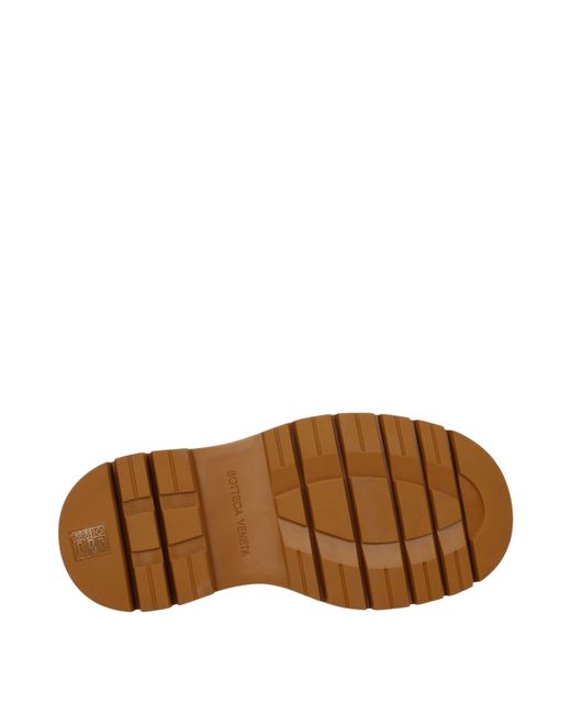 Bottega Veneta Brown Stivaletti Uomo Pelle Nero/Cognac for men