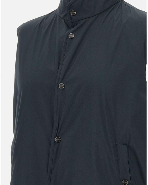 Herno Wendbare Blaue Und Graue Weste in Blue für Herren