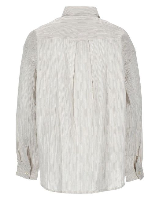 AMISH White Camicia for men