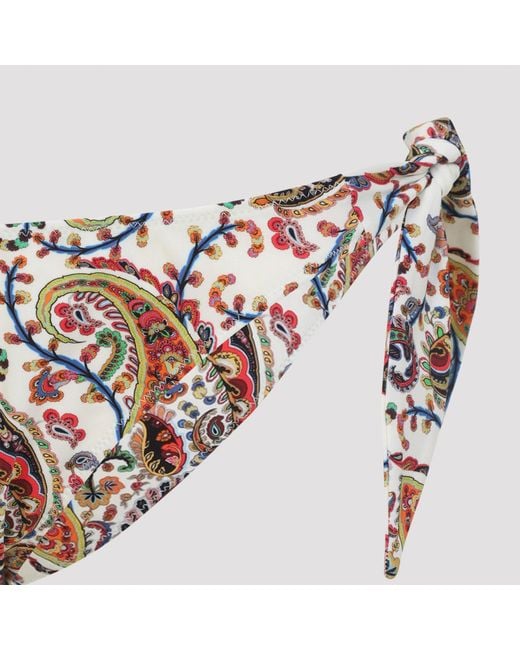 Etro Halter Neck Bikini in het White