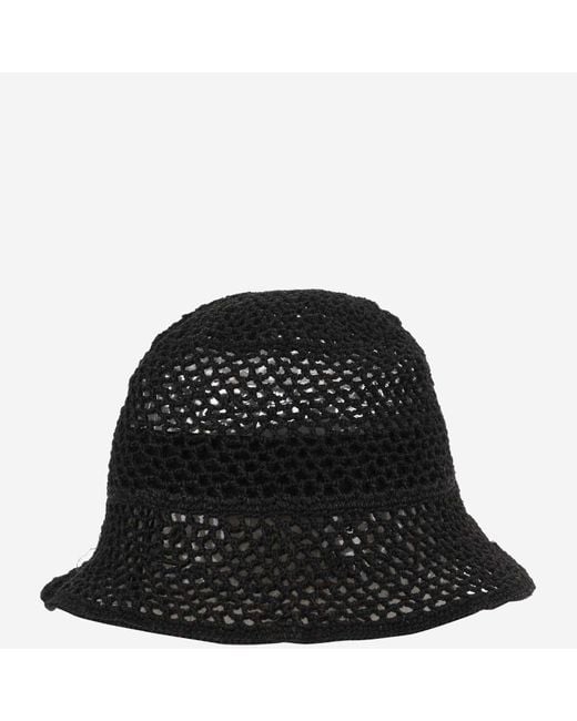 Reinhard Plank Black Mesh Bucket Hat