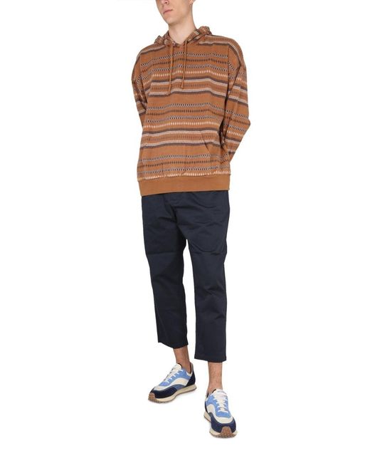 Universal Works Brown Hoodie for men