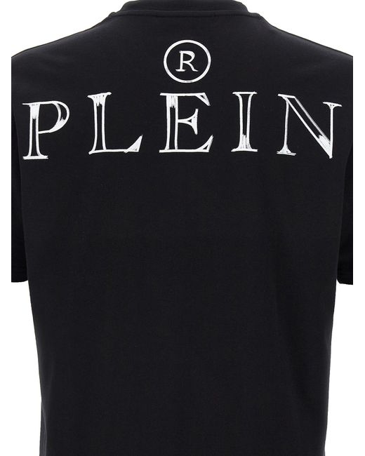'Skull & Bones' T-shirt Philipp Plein en coloris Black