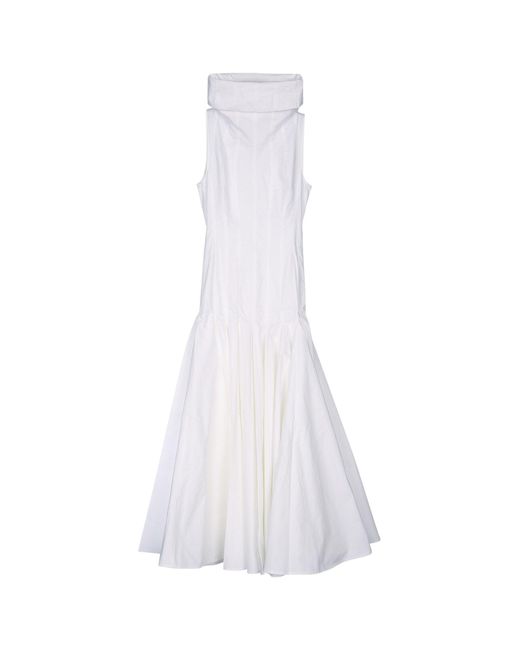 Jacquemus White La Robe Triana
