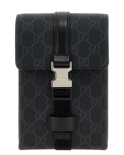 Bolso Bandolera Mini 'GG' Gucci de color Black