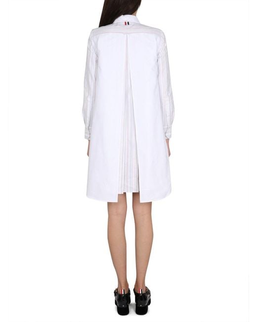Thom Browne White Wool Shirt